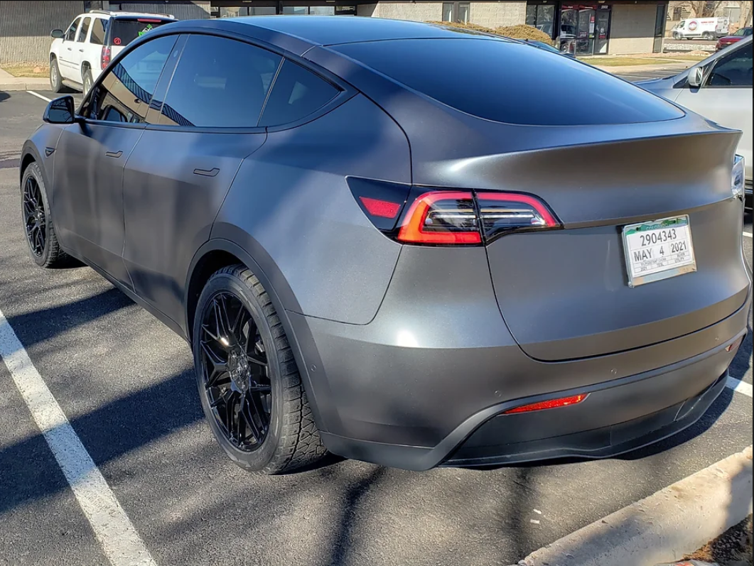 Tesla Model X Matte Paint Protection Film